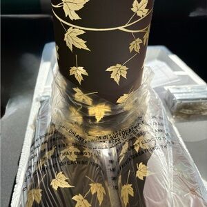 Valerie parr hill illuminated hurricane leaf pattern. Beautiful and New!!!!